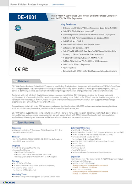 Datasheet_DE-1001 サムネイル